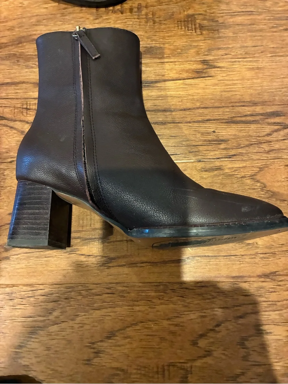 J.Jill Brown Leather Ankle Boots - size 7